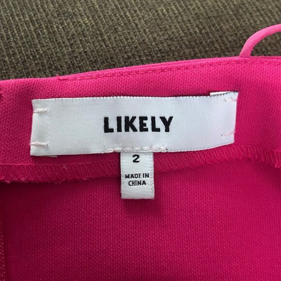 Likely Banks Flounce Hem Mini Dress Sz 2 - Picture 4 of 7